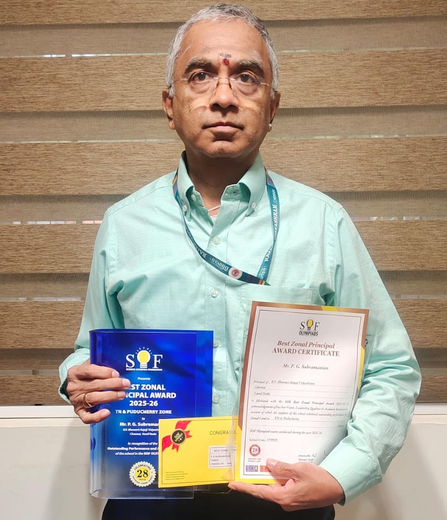 SOF Best Zonal Principal Award 2025–26