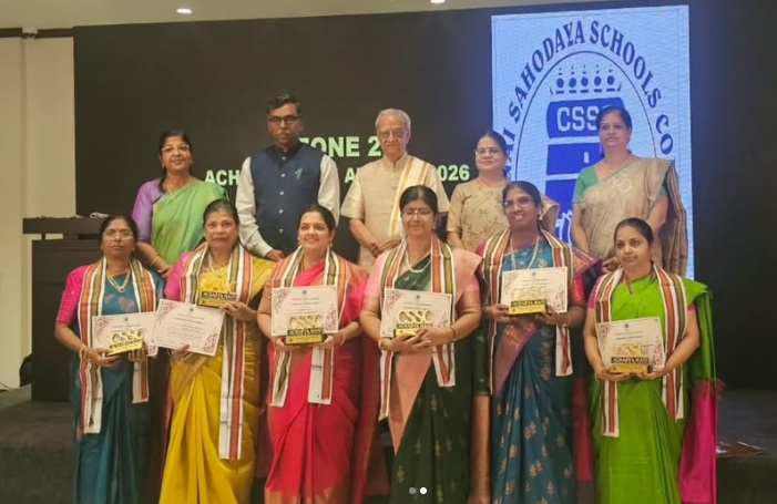 Aacharya Mani Best Teacher Award from Chennai Sahodaya Schools Complex (CSSC)